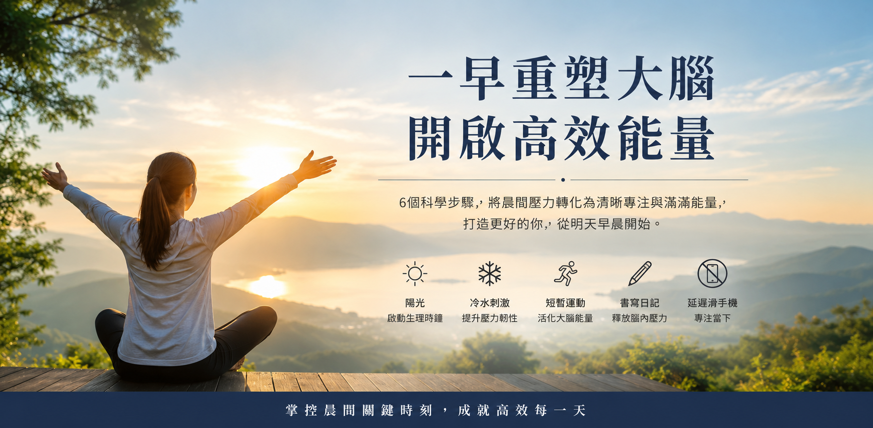 6個步驟一早重塑你的大腦，讓「晨間壓力」轉化為「高效能量」